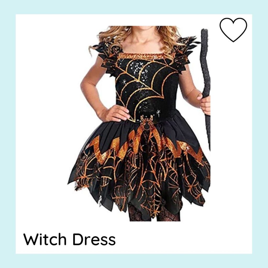 witch dress halloween look