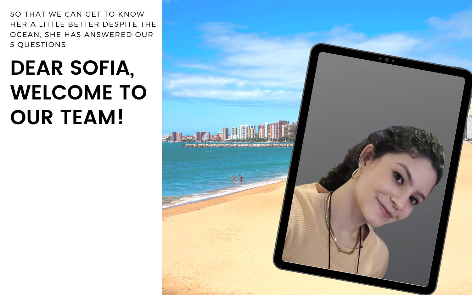 5 Questions for Sofia